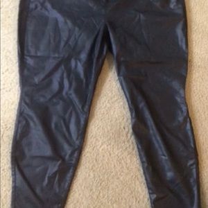 Torrid black coated jeggings